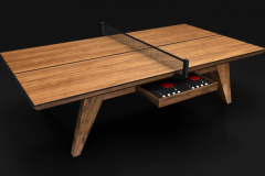 Trigon - Walnut Table Tennis Table